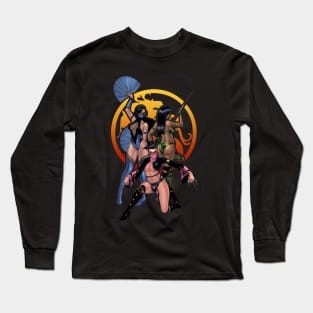 Kitana, Mileena and Jade Long Sleeve T-Shirt